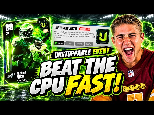 The FASTEST Way to Beat The Unstoppable CPU Event in Madden 27!