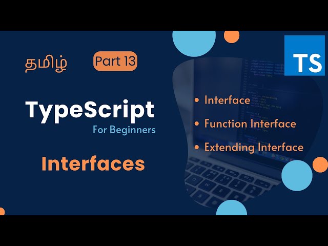 TypeScript Interfaces Tamil | TypeScript for Beginners in Tamil