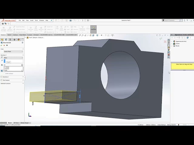SolidWorks Isometric Projection | Step-by-Step 3D Part Modeling | mechanical engineering drawing 