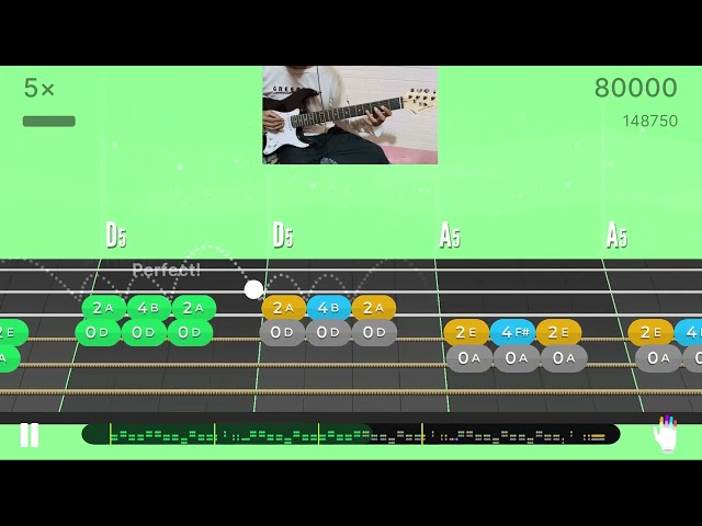 Guitar | The Yousicians - Old Times Roll | Basic Riff - Level 3 | Gold | E | G R | C | Music