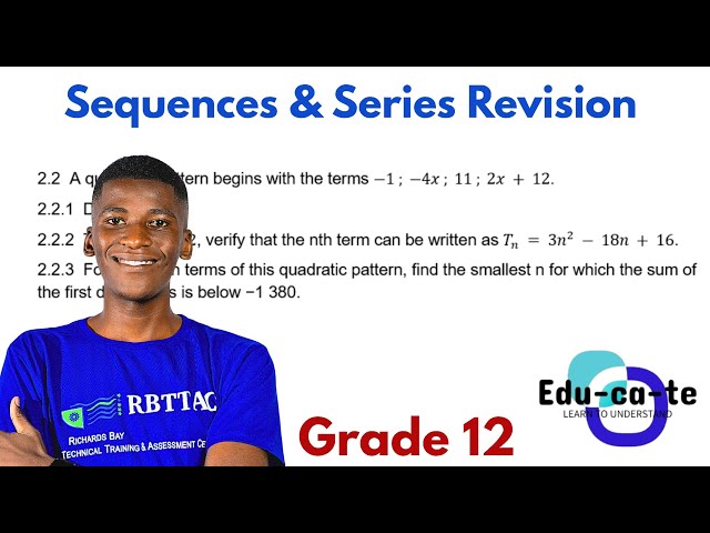 Sequences & series - Final Revision part 1