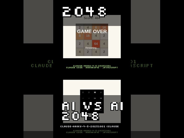 One game to create from scratch, one model, two completely different results