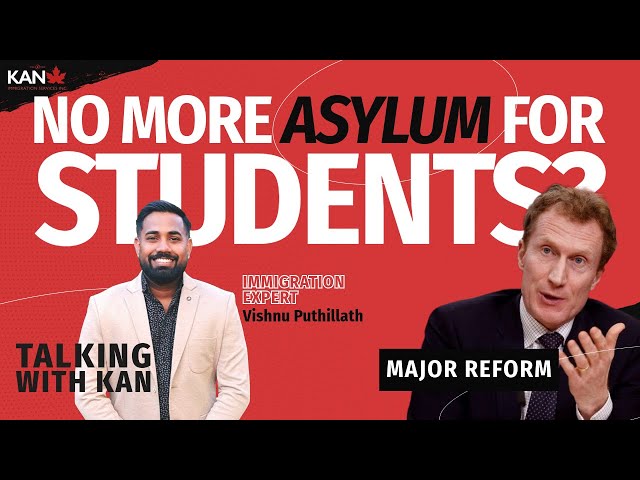 No Asylum for Students? - Major  Immigration Reform | Expert Insights with Vishnu Puthillath