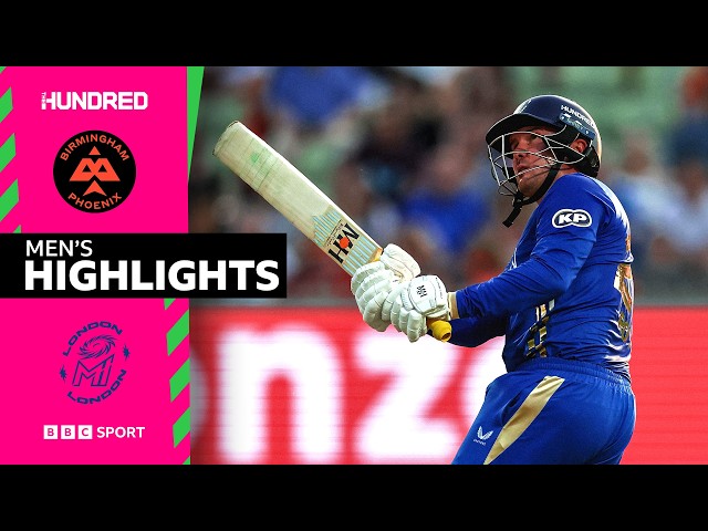 Birmingham Phoenix vs MI London | The Hundred 2026 - Men's Highlights | Group Stage