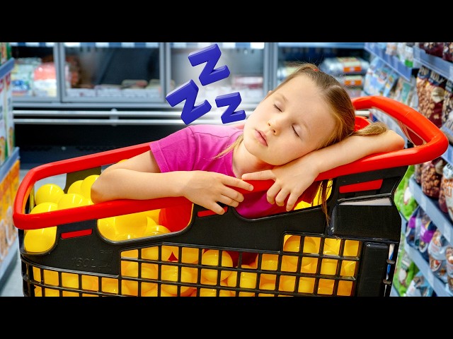 Stephi Goes Grocery Shopping with Dad 🛒🍎