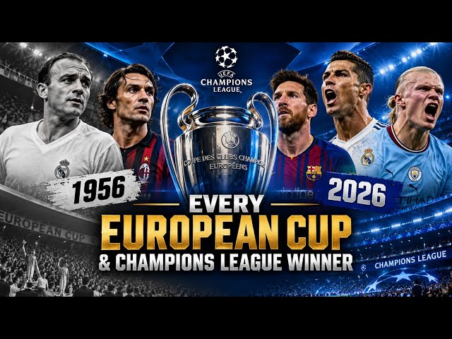 Every European Cup & Champions League Winner 1956–2026 🏆 | All Champions