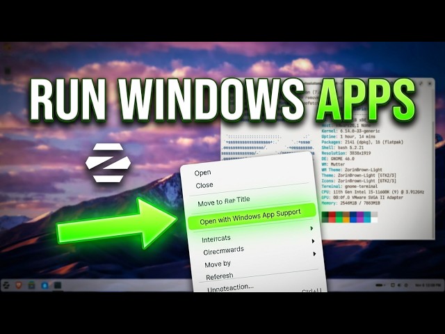 How to Install Windows Apps on Zorin OS 18 | Run EXE Files Easily ( No Commands Needed )