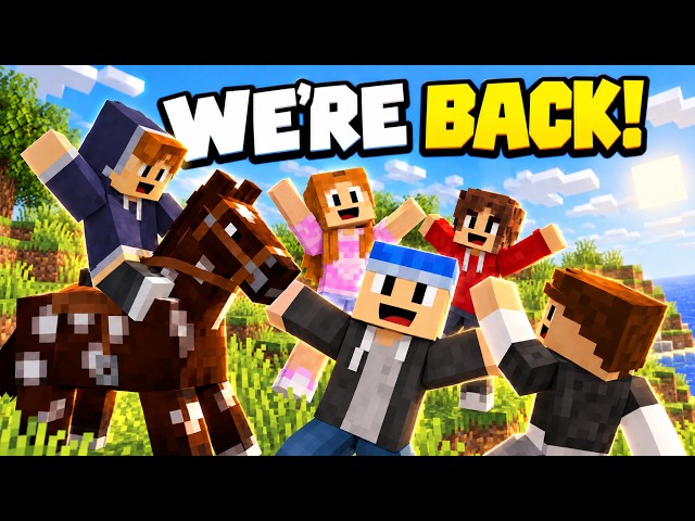 Our Crafty World - My whole family is back! | Minecraft S8 Ep. 1