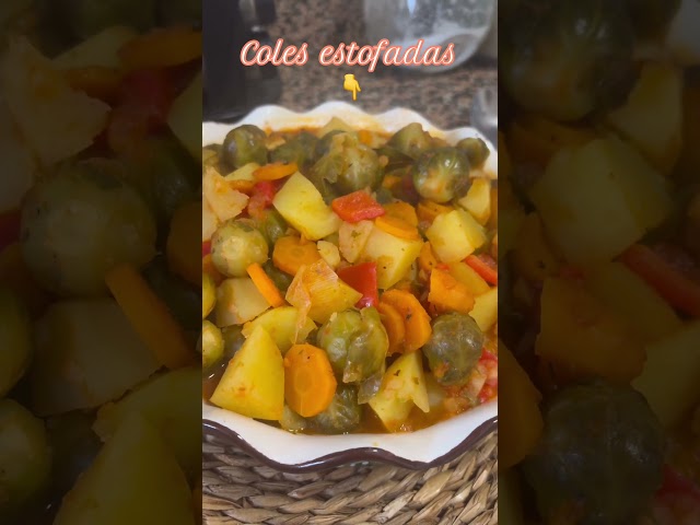 Braised Brussels Sprouts #vegetables #susanasrecipes #easyrecipe