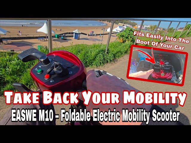 TAKE BACK YOUR MOBILITY WITH THE EASWE M10 – Foldable Electric Mobility Scooter for Seniors