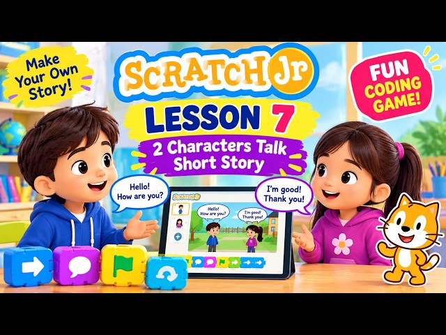 Scratch Lesson 7 – Learn Coding Step by Step for Beginners 🚀 | Scratch Tutorial