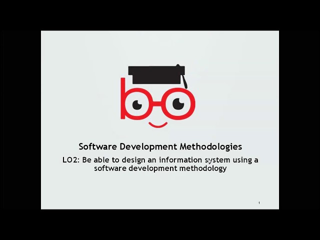 Unit 5.48 Software Development Methodologies