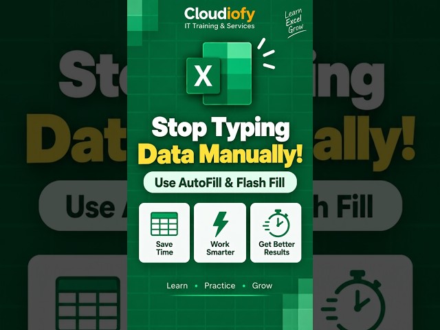 AutoFill vs Flash Fill in Excel  Save Hours with These Tricks