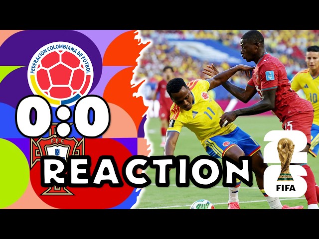 2026 World Cup Colombia vs Portugal 0-0 | Reaction