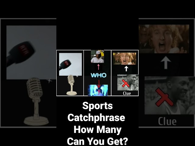 The Ultimate Sports Catchphrase Challenge #shortstrivia #shortsviral