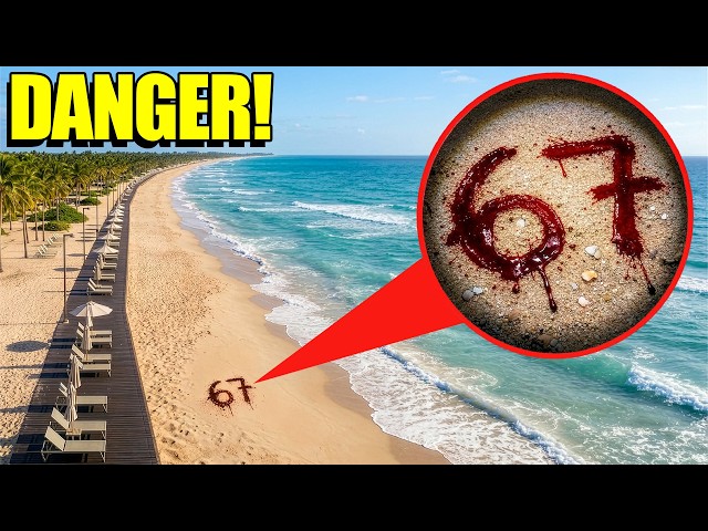 If you see 67 in BLOOD on a BEACH, run away FAST! (it's not SAFE!)