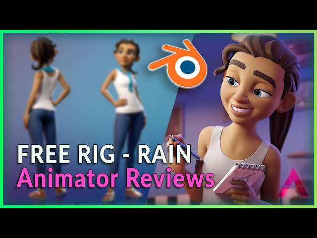 RAIN v2 | BLENDER | Animation Rig Review (FREE)