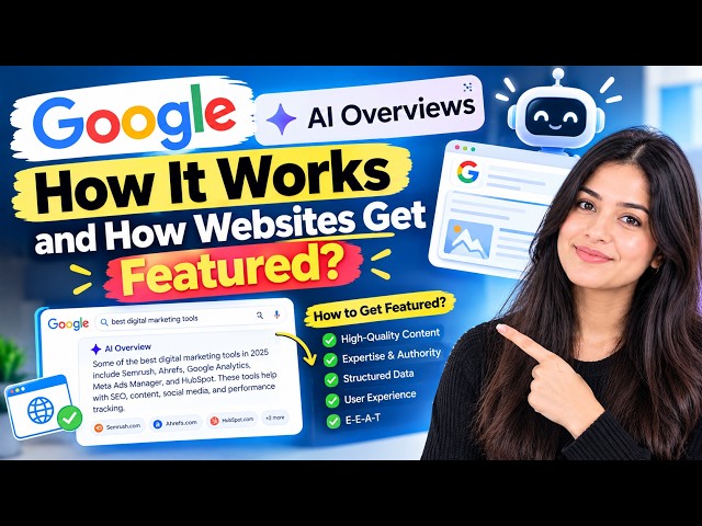 How Google AI Overviews Work in 2026 & How Websites Get Featured | Complete SEO Guide #seo #aiseo