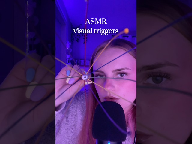 Which visual trigger was your fav? 💗👀 #asmr #relax #tingles #visualtingle