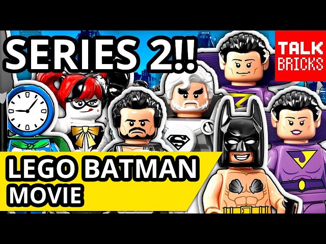 LEGO Batman Movie Collectible Minifigures Series 2 Official Pictures! 20 Minifigures! Justice League