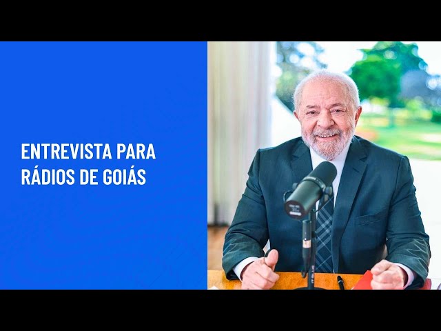 Entrevista para rádios de Goiás