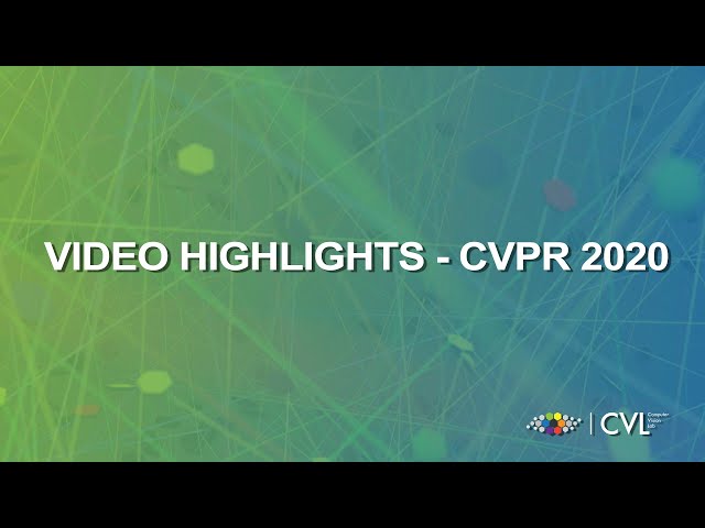 Video highlights published on CVPR 2020