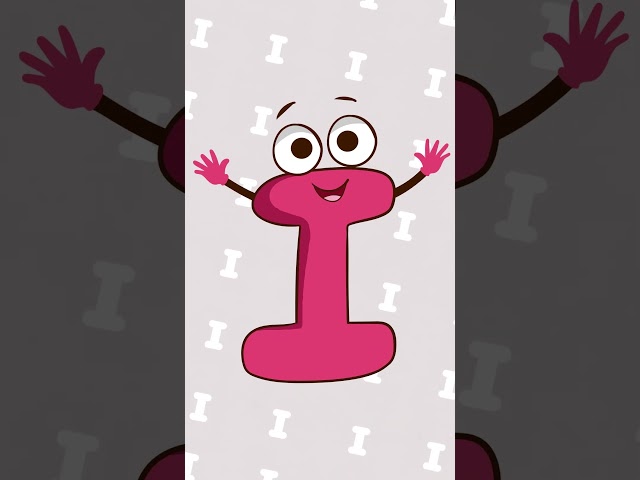 Alphabet Letter I | ABC Phonics Song 🦩, Play&Learn kids English🐒🎈: #Shorts #YouTubeShorts #Trending