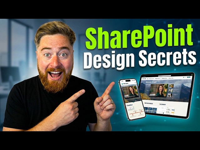 SharePoint Design Secrets | Build a STUNNING SharePoint Intranet Today!