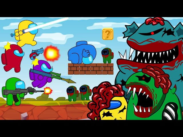 어몽어스 VS 좀비 애니메이션 4화 AMONG US ANIMATION