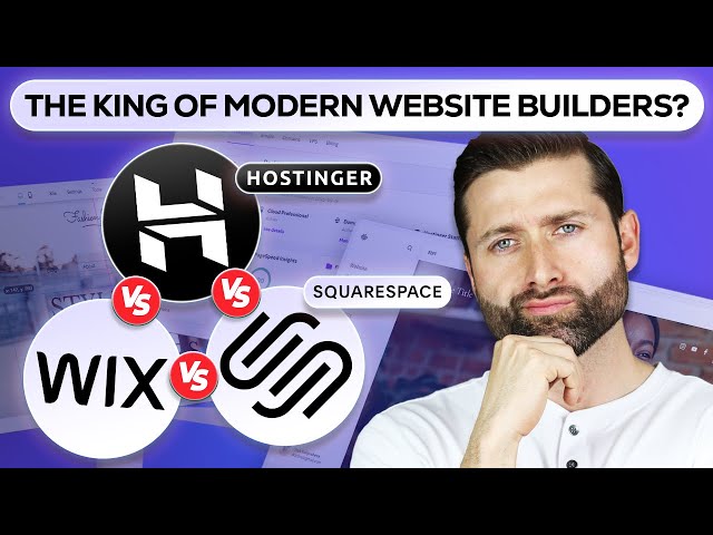 Hostinger vs Wix vs Squarespace | Which is the best website builder in 2026?