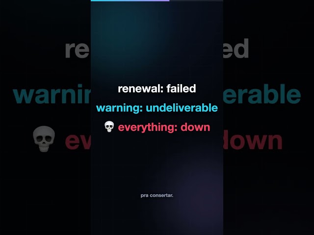 A $12 renewal took the whole company offline 💀 #devops