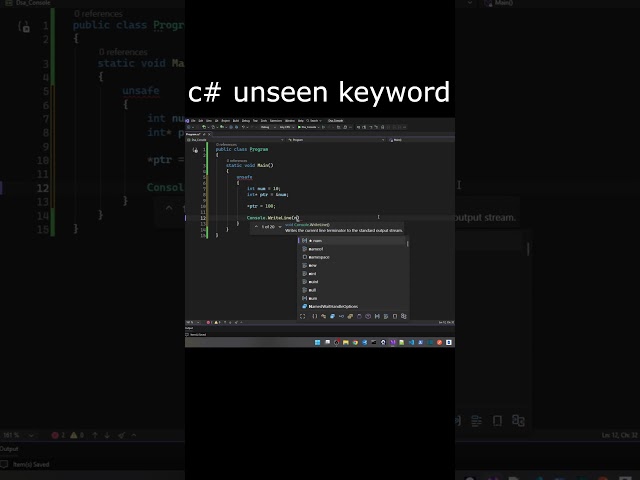 Unseen Keywords in C# You Probably Never Use