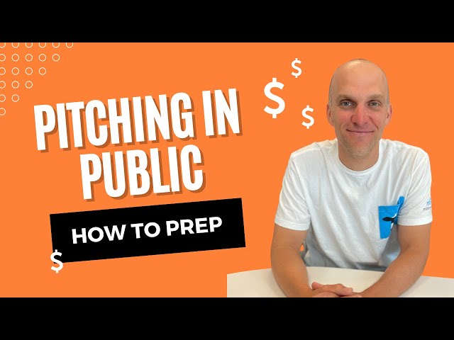 How To Handle: Pitching in Public
