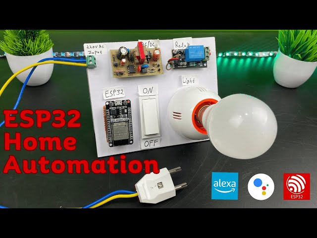 Home Automation using ESP32 | Alexa | Google Assistant #diyelectronics #homeautomation #smarthome