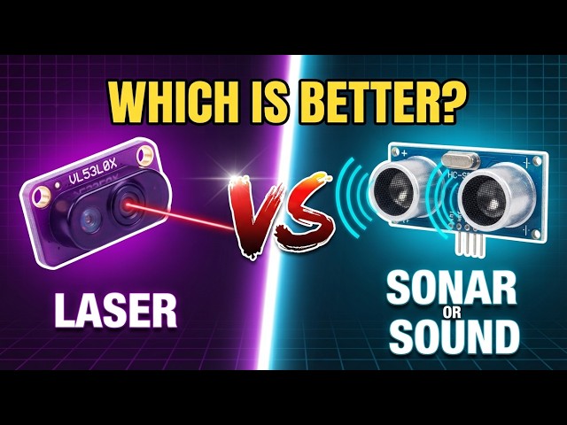 VL53L0X (ToF) vs HC-SR04 (Ultrasonic) Distance Sensor Comparison