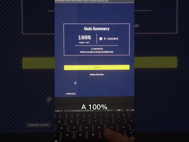 Python Coding and Programming Course on CodeCademy: Day2... #Shorts #dcrob0tics