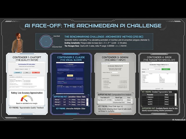 Four AIs Code a Pi Calculator