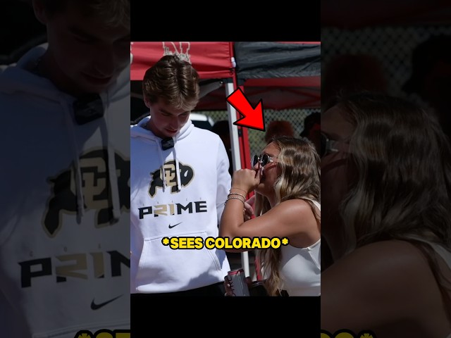 She actually REALIZED🤯 #collegefootball #cfb #coachprime #nebraska #gobigred #cubuffs #colorado
