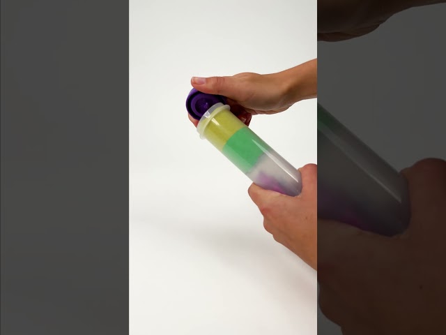 ASMR Unwrapping FlowFetti Sand Tube #KineticSand #Shorts
