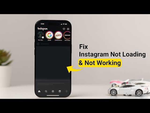How to Fix Instagram Not Loading & Not Working on iPhone?