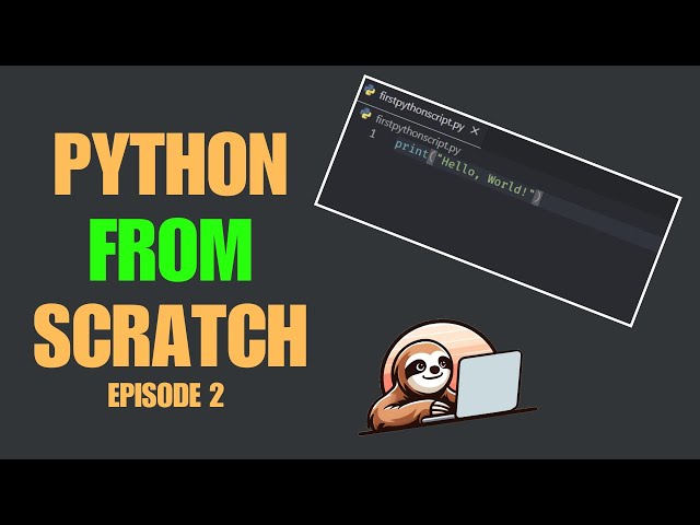 Learn Python for Absolute Beginners | Episode 2