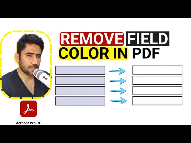 How to Remove Fill Color from a Text Field in Adobe Acrobat Pro DC