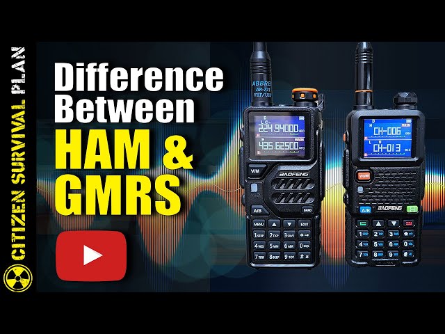 The Difference Between GMRS and HAM Radios