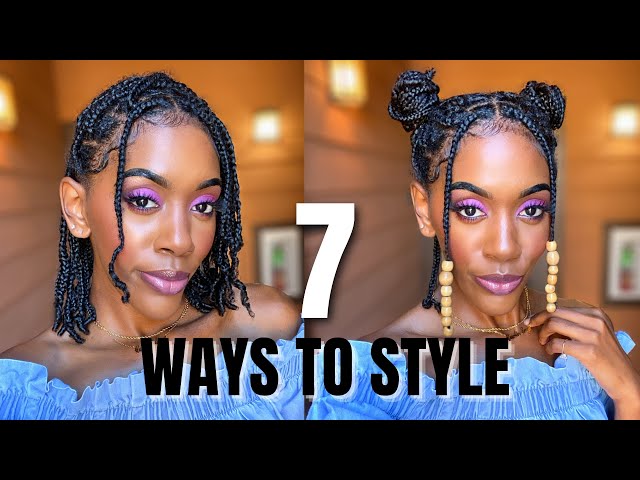 7 WAYS TO WEAR YOUR MINI TWISTS OR MINI BRAIDS - Perfect for PROTECTIVE STYLING | NATURAL HAIR