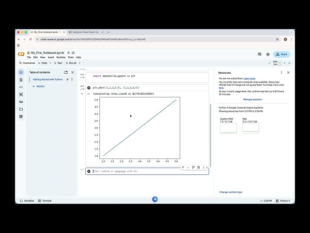 Getting Started with Python, Jupyter Notebooks, Google Colab
