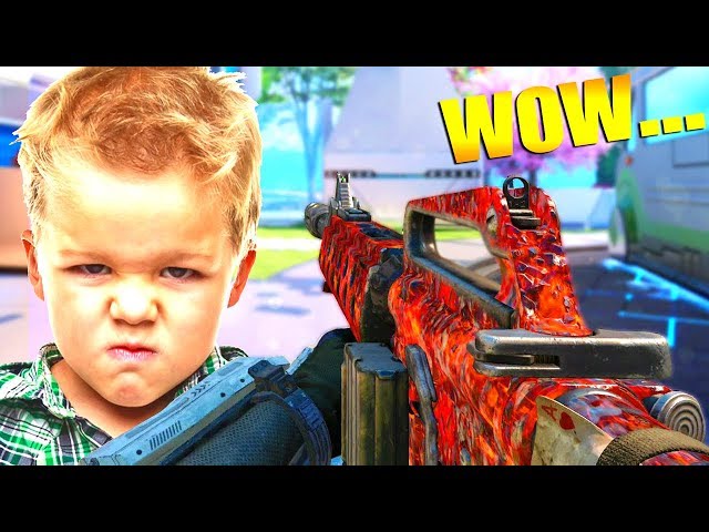 NEW BEST DLC WEAPON makes LITTLE KID ANGRY! (BO3 M14 Gameplay)