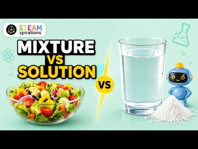 What are Mixtures and Solutions? | #steamspirations #steamspiration