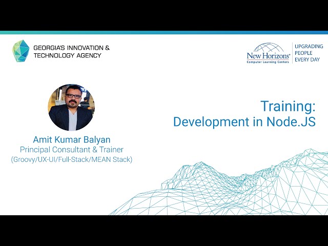 Node.Js Developers Training, led by Amit Balyan