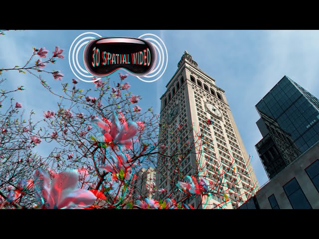 3DNY:  Springtime in Manhattan Spatial Video Binaural Sound