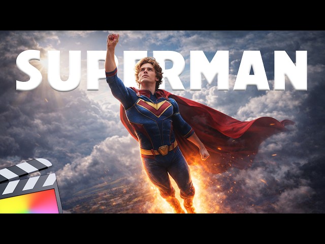 SUPERMAN Take Off and Landing | Final Cut Pro X Tutorial